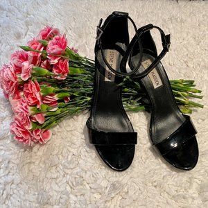 Steve Madden Black Patent Leather Sillly Heels